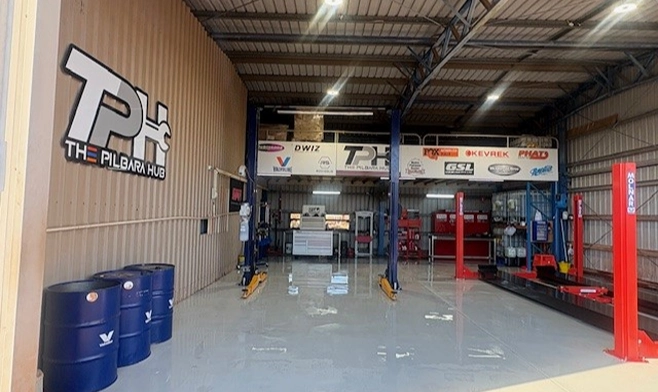 The Pilbara Hub mechanical workshop in Karratha